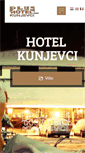 Mobile Screenshot of hotel-kunjevci.hr